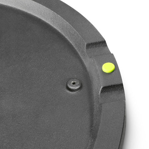 Gravity GR-GWB123SET1B Round Cast Iron Base and Weight Plate Set for M20 Poles
