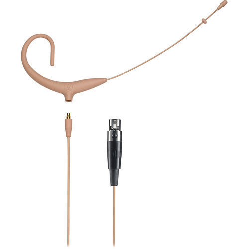 Audio-Technica BP892xCT4-TH Oreillette omnidirectionnelle et câble détachable avec connecteur cT4 - Beige