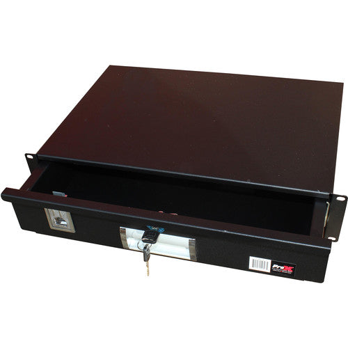 ProX T-2RD-12 12" Deep Heavy-Duty Locking Rack Drawer (2 RU)
