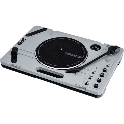 Reloop SPIN Portable Turntable System with Scratch Vinyl