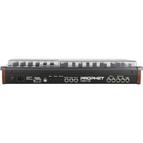 Decksaver DS-PC-REV2 Cover for Dave Smith Instruments Prophet Rev2 Desktop Synthesizer