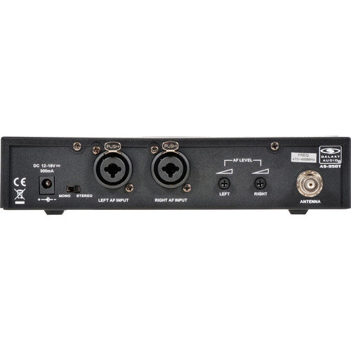 Galaxy Audio AS-950-2n Système de moniteur de pack jumeau dans l'oreille sans fil (N: 518 à 542 MHz)