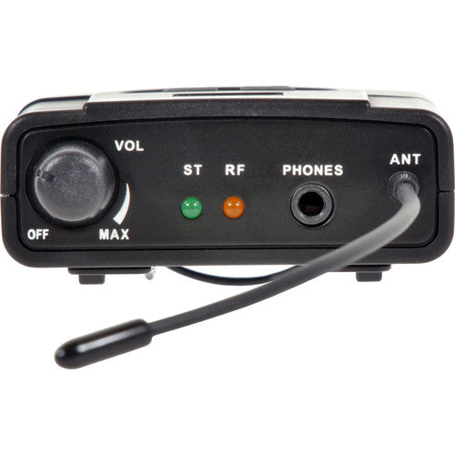 Galaxy Audio AS-950-2n Système de moniteur de pack jumeau dans l'oreille sans fil (N: 518 à 542 MHz)