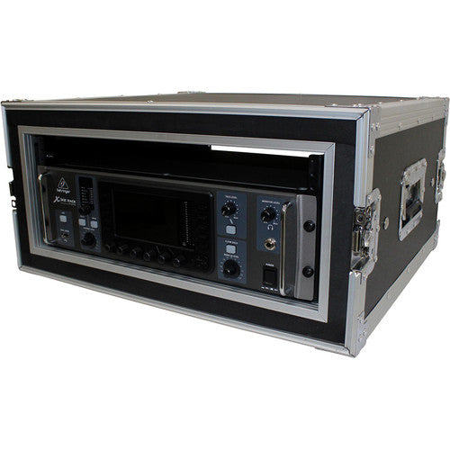 ProX T-4RSP Shockproof ATA Amp Rack Flight Case (20" Depth, 4 RU)