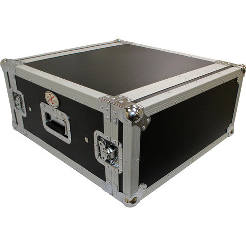 ProX T-4RSP Shockproof ATA Amp Rack Flight Case (20" Depth, 4 RU)