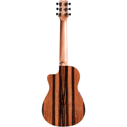 Cordoba MINI II EB-CE Acoustic Guitar (Striped Ebony)