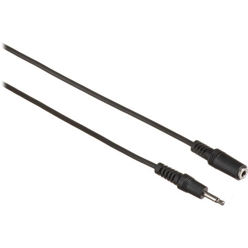 Williams AV WCA 007 WC 3.5mm Male TS to 3.5mm Female TS Mic Extension Cable with Mic Clips (12')