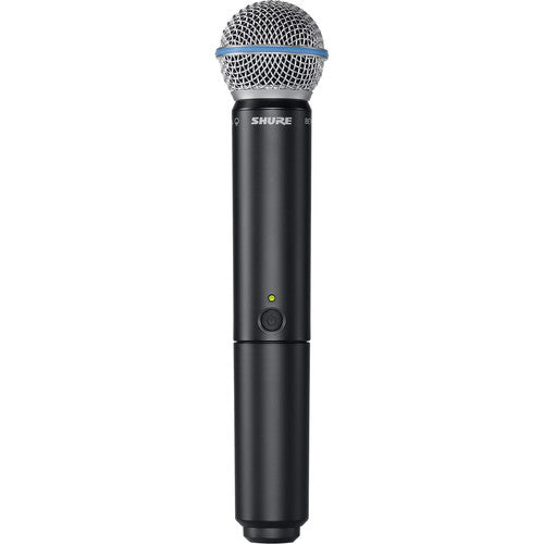 Shure BLX288/B58-H9 Dual-Channel Wireless Handheld Microphone System with Beta 58A Capsules (H9: 512 to 542 MHz)