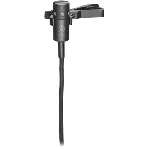 Audio-Technica ATW3211N-831-EE1 3000 Series Network Wireless Cardioid Lavalier Microphone System - Red One Music