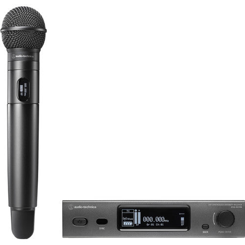 Audio-Technica ATW3212N-C510-DE2 3000 Series Network Wireless Handheld Microphone System with ATW-C510 Capsule - Red One Music