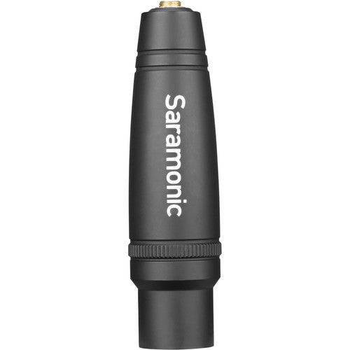 Saramonic C-XLR+ 3.5mm TRS Female to XLR Male Adapter w/ Phantom Power Converter