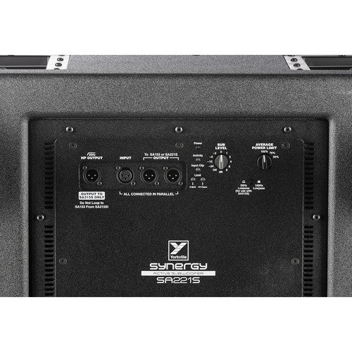 Yorkville SA221S Synergy Array Series Powered Portable Subwoofer - 2 x 21"