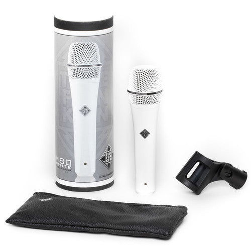 Microphone dynamique supercardioïde portatif personnalisé Telefunken M80 (blanc)