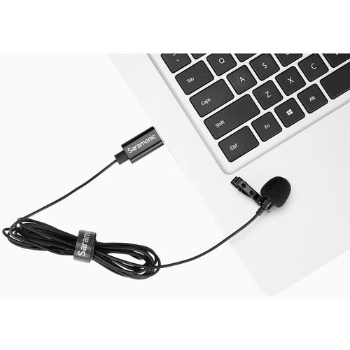 Saramonic LAVMICRO Microphone cravate USB omnidirectionnel (câble 19,7')