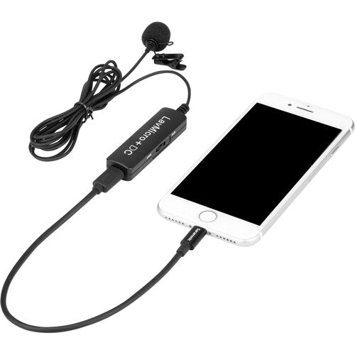 Saramonic LAVMICRO-PLUS-DC Microphone cravate numérique pour appareils iOS/Android et ordinateurs Mac/Windows