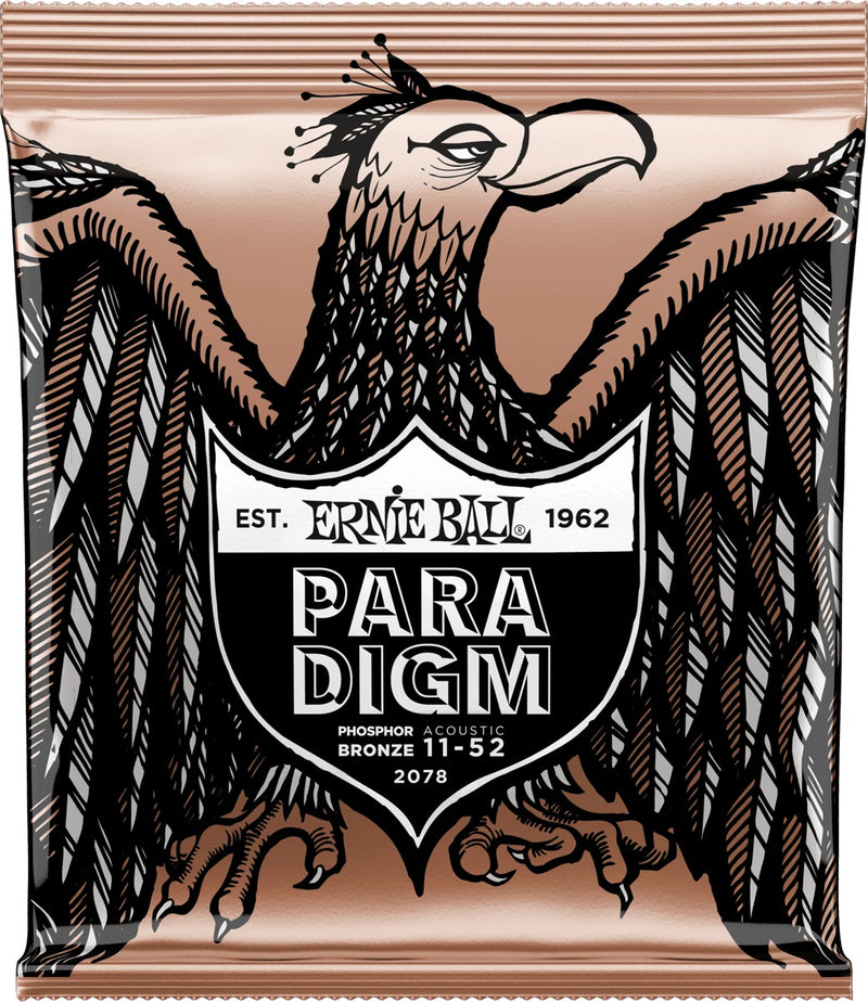 Ernie Ball 2078EB Paradigm Acoustic Strings - Phosphor Bronze Light 11-52