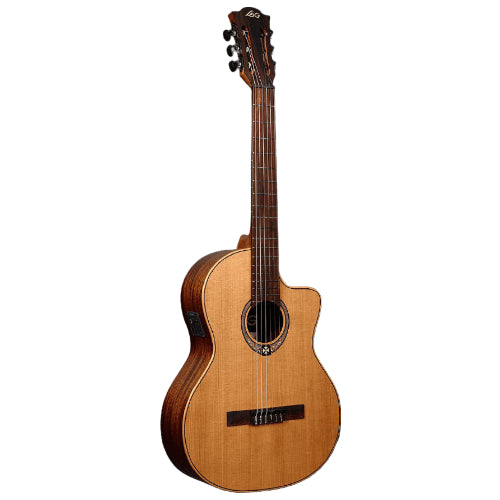 Lag Guitars OC170CE Guitare classique électroacoustique 4/4 en nylon Occitane - Naturel