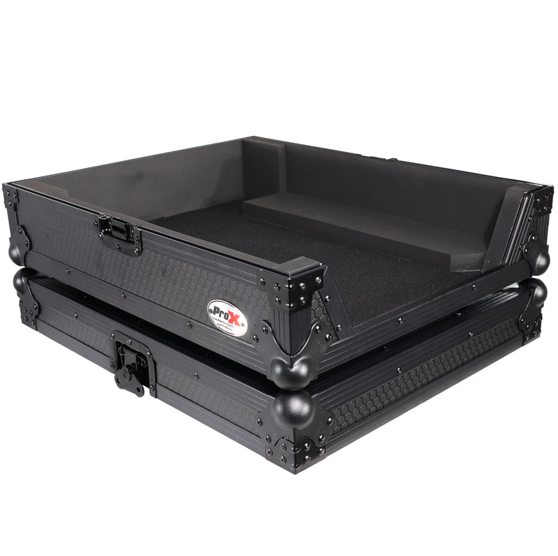 Prox XS-DJMV10 Bl Ata Style Hard Travel Case pour Pioneer DJM-V10 6 Channel DJ Mixer (noir sur noir)