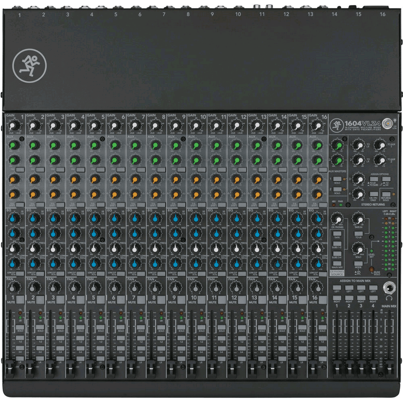 Mackie 1604VLZ4 16-Channel 4-Bus Ultra Compact Mixer - Red One Music