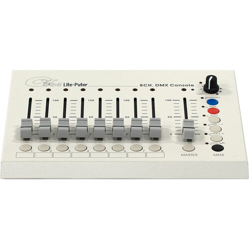 Console d'éclairage DMX Lite-Puter CX-804 à 8 canaux