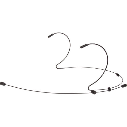Galaxy Audio HSM4-OBK-4ATCH Black Dual Ear Omni-Directional Headset Mic with 4 Cables - Audio-Technica Gen 2 Models