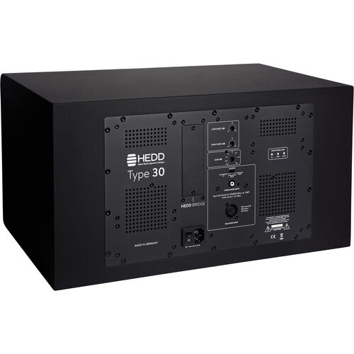 Moniteur de studio milieu de terrain 3 voies HEDD Type 30 MK2 900 W avec DSP simple (noir)