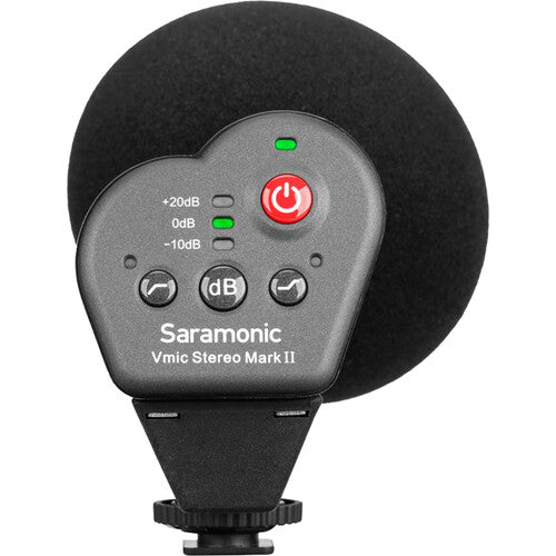 Saramonic Vmic Stereo Mark II Camera-Mount Stereo Condenser Microphone
