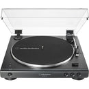 Audio-Technica AT-LP60XBT-USB-BK Platine vinyle stéréo entièrement automatique à deux vitesses avec Bluetooth et USB (noir)