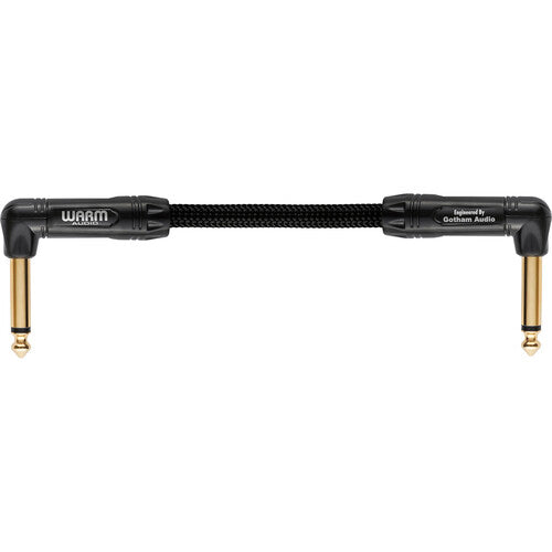 Warm Audio Prem-TS-2RT-6inch Premier Series - Both Ends Right-Angle Instrument Cable - 6"