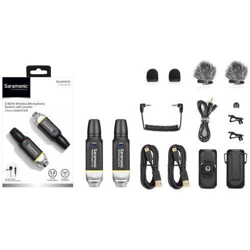 Saramonic BLINK 800 B1 Digital Wireless Omni Lavalier 5.8 GHz Microphone System