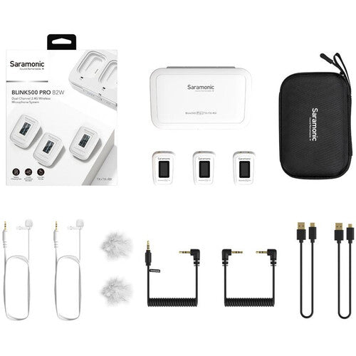 Saramonic Blink 500 Pro B2 2-Person Digital Camera-Mount Wireless Omni Lavalier 2.4 GHz Microphone System