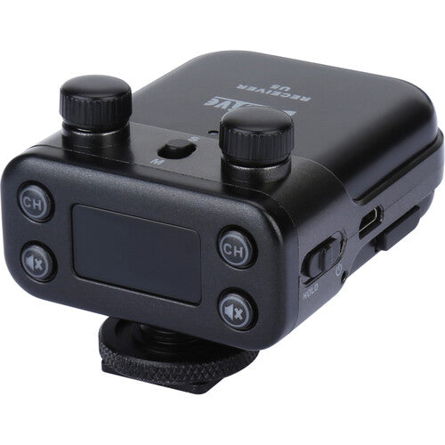 Xvive Audio XVive-U5st2 2-Personne Système de microphone Omni sans fil numérique Omni Lavalier pour les appareils photo - 2,4 GHz