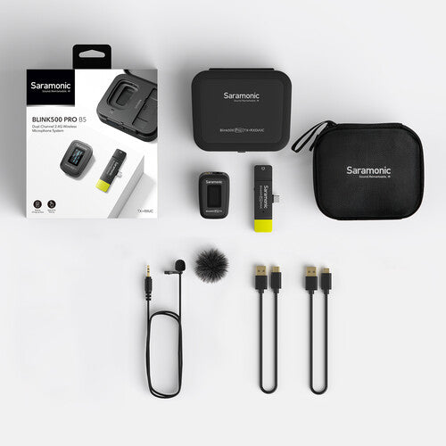 Saramonic BLINK500PRO-B5 Digital Wireless Omni Lavalier Microphone System for USB Type-C Devices (2.4 GHz)