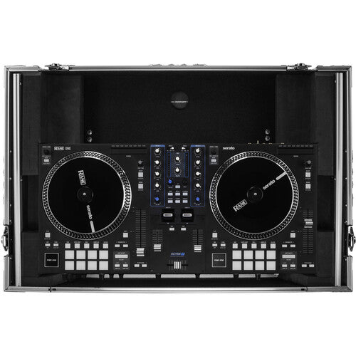 Odyssey FZGSRANEONEW1 Flight Zone Glide Style Flight Case for Rane One DJ Software Controller (Silver on Black)