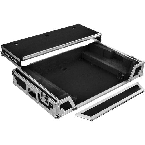 Odyssey FZGSRANEONEW1 Flight Zone Glide Style Flight Case for Rane One DJ Software Controller (Silver on Black)