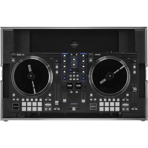Odyssey FZRANEONE Flight Zone Low-Profile Series DJ Controller Case for Rane One DJ Software Controller (Silver and Black)