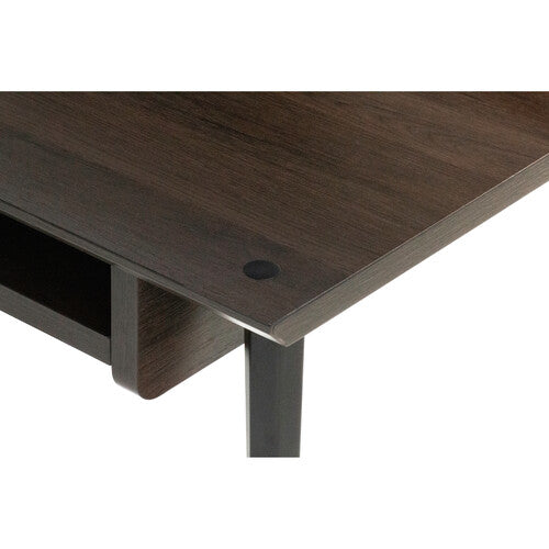Gator Frameworks GFW-ELITEDESK-BRN Elite Furniture Series Main Desk (Dark Walnut Brown)