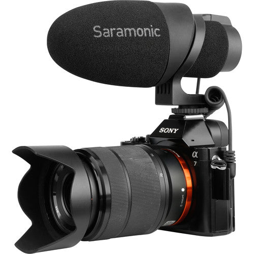Saramonic PROVIDEO Camera-Mount Shotgun Microphone for DSLR Cameras & Smartphones