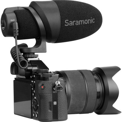 Saramonic PROVIDEO Camera-Mount Shotgun Microphone for DSLR Cameras & Smartphones