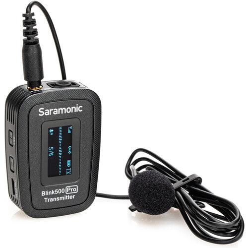Saramonic Blink 500 Pro B1 Système de microphone sans fil Omni Lavalier 2,4 GHz pour appareil photo numérique