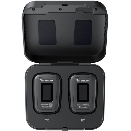 Saramonic Blink 500 Pro B1 Système de microphone sans fil Omni Lavalier 2,4 GHz pour appareil photo numérique