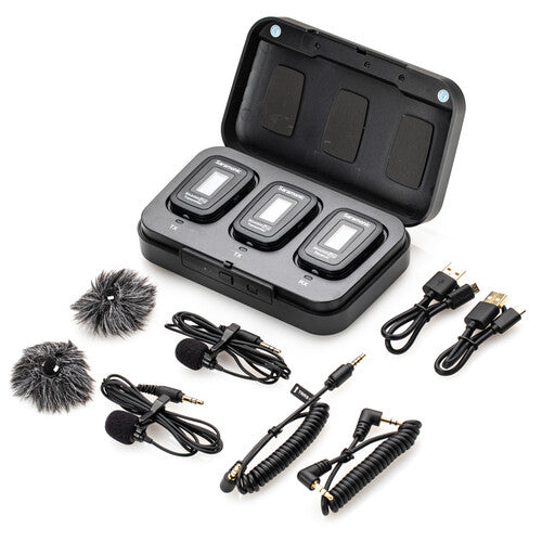 Saramonic Blink 500 Pro B2 2-Person Digital Camera-Mount Wireless Omni Lavalier 2.4 GHz Microphone System
