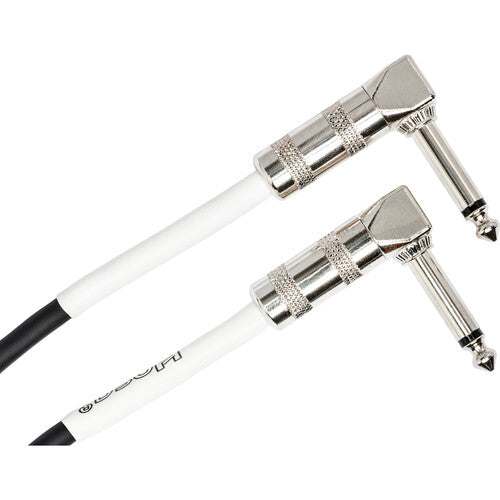 Hosa CPE-106 1/4" Right-Angle to 1/4" Right Angle Coupler - 6"