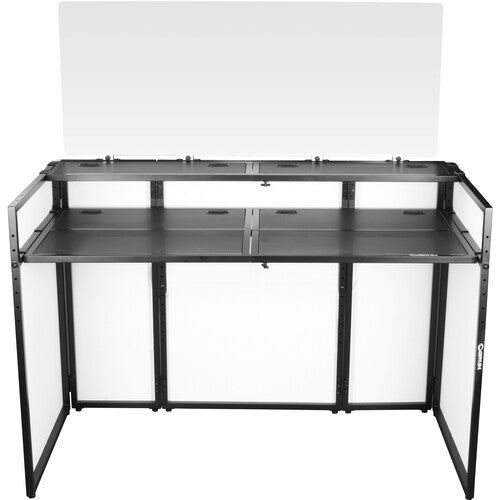 Odyssey DJ Media Booth with Flat Screen TV/Monitor Bracket - 65"