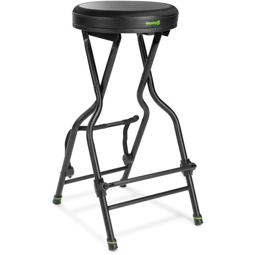 Gravity GR-GFGSEAT1 Siège de musicien avec support de guitare