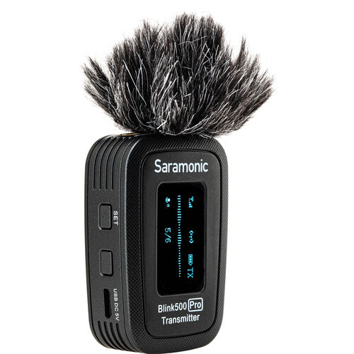 Saramonic Blink 500 Pro TX Transmitter with Built-In Mic and Lavalier Mic - 2.4Ghz