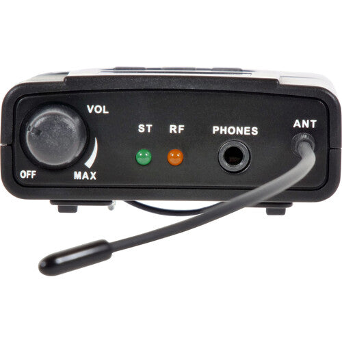 Galaxy Audio AS-1200-4 Twin Pack Wireless In-Ear Monitor System with 4 Receivers & EB4 Earbuds (D: 584 to 607 MHz)