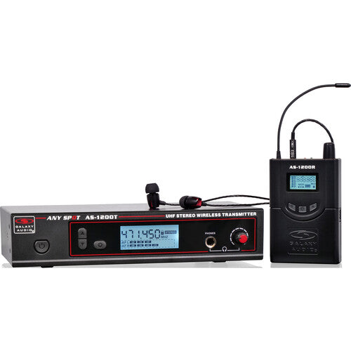 Galaxy Audio AS-1200 Twin Pack Wireless In-Ear Monitor System with 1 Receiver & EB4 Earbuds (D: 584 to 607 MHz)