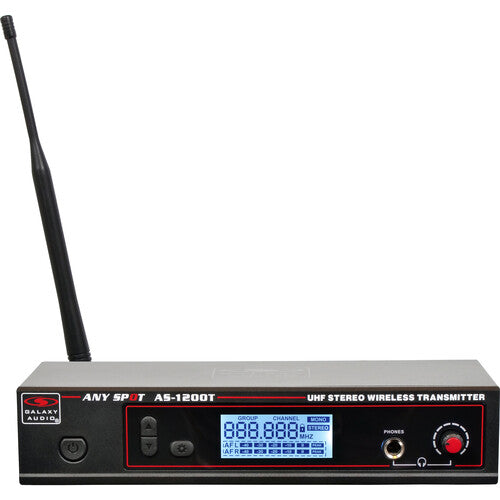 Galaxy Audio AS-1206-4 Personal Wireless In-Ear Monitor System with 4 Receivers & EB6 Earbuds (D: 584 to 607 MHz)