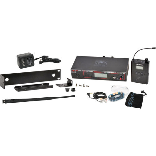 Galaxy Audio AS-1206 Personal Wireless In-Ear Monitor System with 1 Receiver & EB6 Earbuds (D: 584 to 607 MHz)